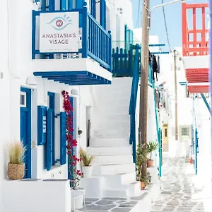 Anastasia's Visage Stylish Centre Mykonos Apartment Mykonos Town