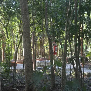 Glamping Mayan Glam Luxe tent Tulum Pueblo